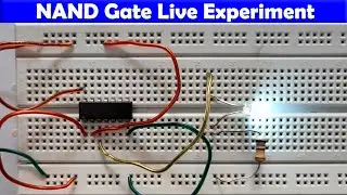 NAND Gate Practical on Bread-Board || Digital Electronics Experiment