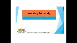 Working Remotely