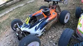 NITRO KYOSHO - NITRO SERPENT COBRA SRX8  - TRAINING RSRC ACADEMY - FREE  RUN TRACK IS OPEN