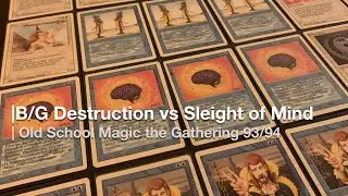 B/G Machine Head vs Sleight of Mind | Patreon Game | Swedish 1.5 MtG 93/94 | 