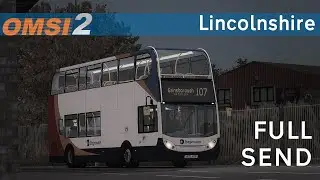 Voith E400 FLOORED - 107 to Gainsborough | Lincolnshire | OMSI 2