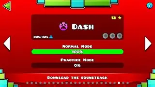 Dash, el nuevo nivel de Geometry Dash al 100% (sin coins)