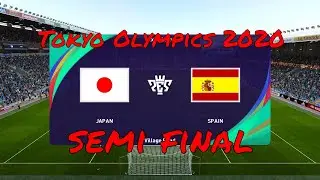 Japan vs Spain | highlights | Tokyo Olympics 2020 | PES 2021