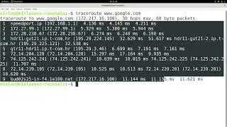 Linux Tutorial Series - 167 - The traceroute command