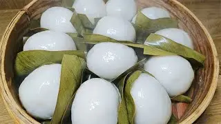 宜宾特色小吃叶儿粑做法 咸鲜香糯 油润好吃
