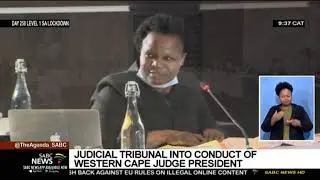 Tribunal's hearing | Western Cape Judge President Hlophe maintains he didn't breach judicial ethics