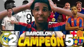 REACCION AL BARCELONA 5 MADRID 2