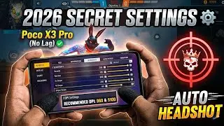 Poco X3 Pro Best Sensitivity & DPI for 2026 ⚙️ (No Lag)