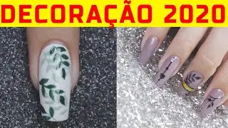 INCRÍVEL Melhores ideias de UNHA DECORADA 2020 Super Fácil - Nails Compilation
