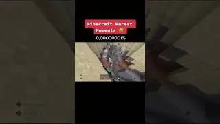 Minecraft Rarest Moments🍀0,00000001% #shorts #minecraftraremoments #minecraftseeds #gaming #fyp