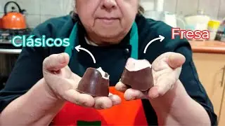 💋 Besos de Moza clásicos y de fresa | Preparación paso a paso