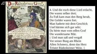 Das war der Graf von Ruedesheim (mit Text)