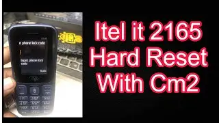Itel it2165 reset with cm2
