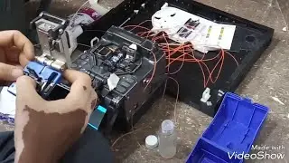 How To Splicing New Fiber Optic Cable With 12 Core