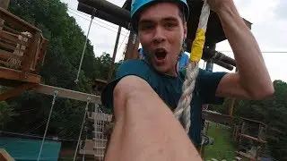 Zip Lining Through Carolina Forrest