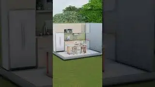 Modern Light Green Kitchen 💚- Stop Motion - No CC     
