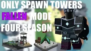 Only Spawn Towers ELF Camp Military Base Crook boss  for Trio Fallen TDS |Tower Defense Simulator