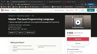 My Java Course - Master The Java Programming Language