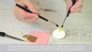 Bake Club presents: How to use edible gold leaf