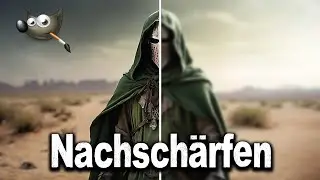 Sharpening images in GIMP | Sharpening photos & images | Tutorial [GERMAN]