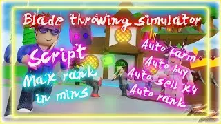 ⏲ UPDATED🎉Insane Auto Farm Script For [WESTERN] Blade Throwing Simulator in ... ROBLOX !!