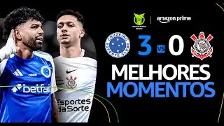 CRUZEIRO 3 x 0 CORINTHIANS | MELHORES MOMENTOS | CAMPEONATO BRASILEIRO 2025
