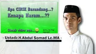 Apa Cirik Barandang ? Kenapa Haram..?? [ Ustdz. H. Abdul Somad, Lc. MA ]