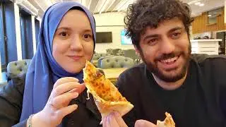 EŞİMLE ANKARADA SINIRSIZ PİZZACIYA GELDİK PİZZA DENİYORUZ