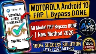 MOTOROLA BYPASS GOOGLE ACCOUNT ANDROID 10 | All Model FRP Bypass DONE | New Method 2021