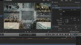 Final Cut Pro X Camcorder Effect Easy Tutorial