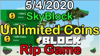 (HOT!WORKING) Sky Block 🌴 [BETA] INFINITE COINS SCRIPT || UNPATCHED! || TRY QUICK BEFORE ITS PATCHED