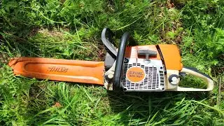 Stihl 361 замена сальников без разбора пилы. Ремонт на коленке.