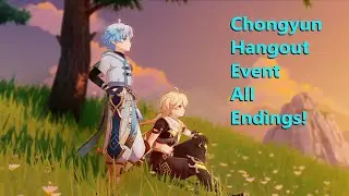 Chongyun Hangout Event ALL ENDINGS! | Genshin Impact 1.4