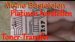 Make your own PCB board | Toner transfer method