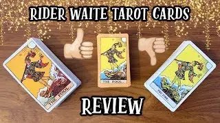 RIDER-WAITE TAROT CARDS REVIEW 🔮🌟 HONEST OPINION & DECK FLIP THROUGH