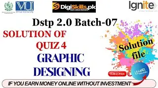 graphic design quiz no 4 batch 7 solution | graphic design quiz 4 batch 7 | 