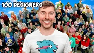 100 Designers Take on Mr Beast Logo Challenge