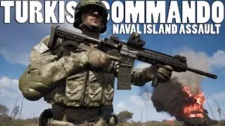 TURKISH COMMANDOS INVADING ABANDONED ISLAND MAP - Squad Middle East Escalation Mod Gameplay