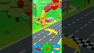 Shape-shifting Funny Race gameplay New hyper casual games 