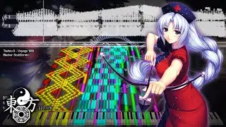 『Black MIDI / Synthesia 3D』 Touhou 8 - Voyage 1969 | ScubDomino