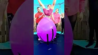 Giant Balloon Explosion Fun Video 😂🎈✅️ #shorts #short
