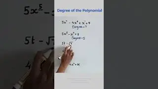 Class9 Chapter2 - Polynomials | Degree of the Polynomials #ncertclass9thmath #class9polynomials