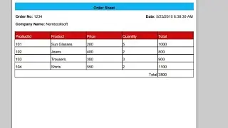 ASP.Net using C# to Generate Invoice ( Bill ) Receipt PDF from database Step by Step