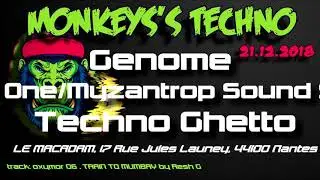 teaser monkey's techno. by original one . 21/12/18 . Nantes