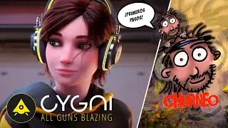 ¡Nuevo juego de navecitas con una piloto muy atractiva! | CYGNI: All Guns Blazing | Gameplay Español