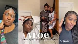 VLOG| I HIT 46.4K ON INSTAGRAM 🥳🥳  UPDATED SKINCARE ROUTINE + MY NEPHEW IS A 2023 GRADUATE!