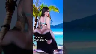 Teleport to the beach with Elgatos green screen 