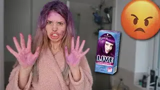 SHAMPOO HAIR DYE PRANK ON MY GIRLFRIEND!! **GONE WRONG**