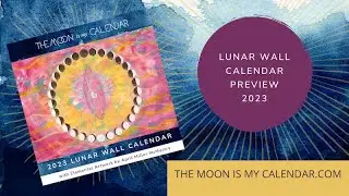 Preview of Lunar Wall Calendar 2023