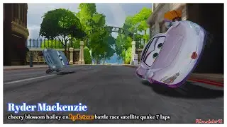 Cars 2 The Video Game | Cherry Blossom Holley - Battle Race (Satellite Quake) Hyde Tour 7 Laps 1